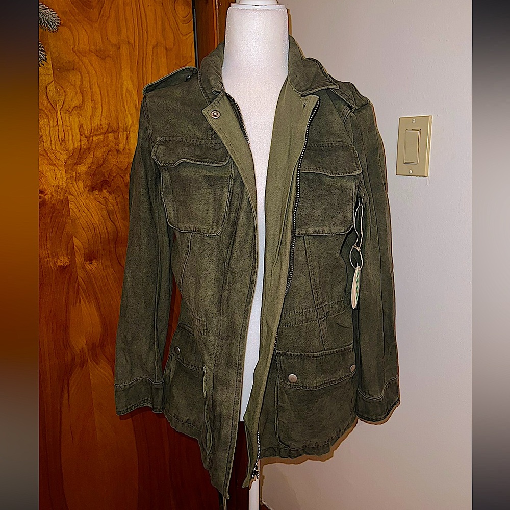 Veste Militaire Canadienne NATO 1998 - Taille L - Camouflage Vert - Occasion Très Bon état